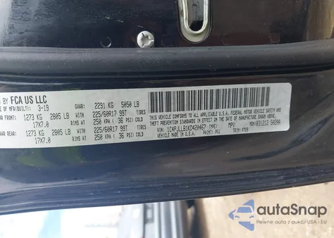 2019 Jeep Cherokee Latitude Plus Fwd from USA, damaged, VIN 1C4PJLLB1KD420467